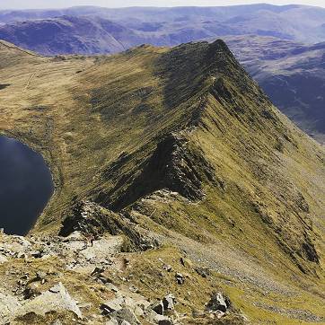 Striding Edge, always better when you get up early!